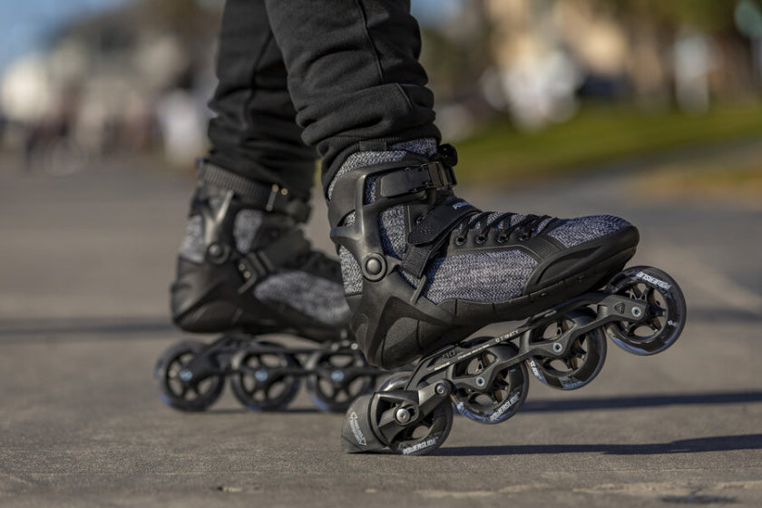 Patines en línea Phuzion Radon Enzo 90 83A Black Size 42