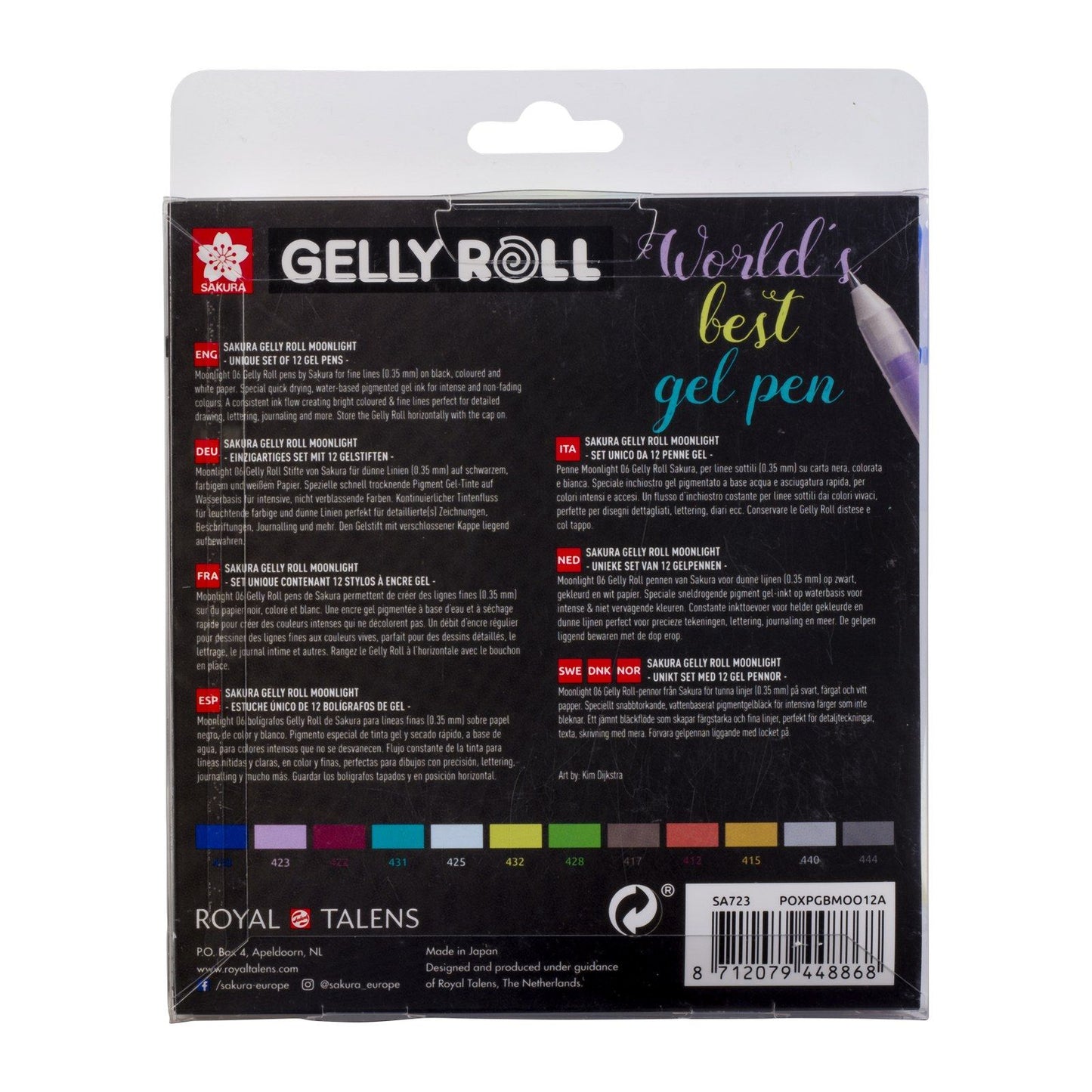 Sakura • penna gel gelly roll moonlight cosmos