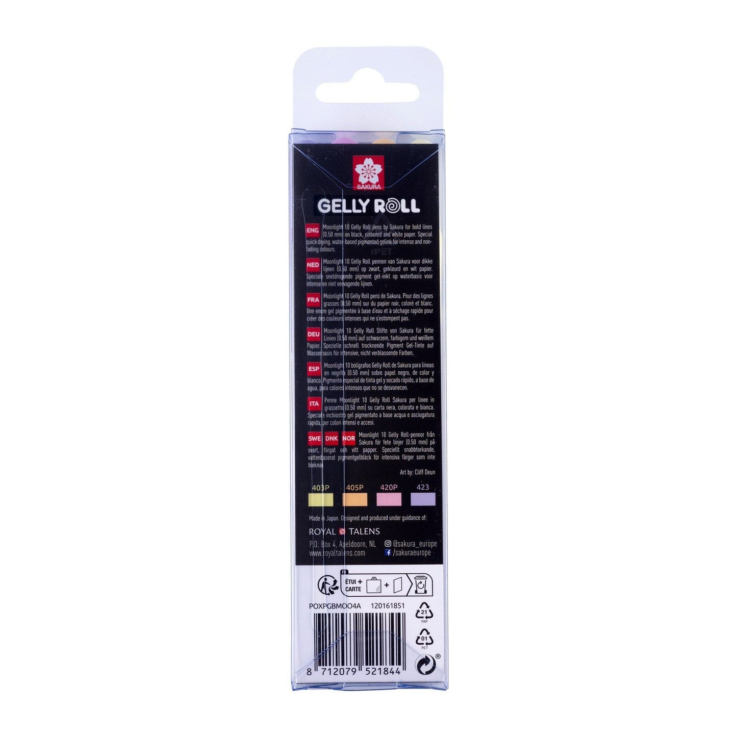 Sakura • penna gel gelly roll alba al chiaro di luna