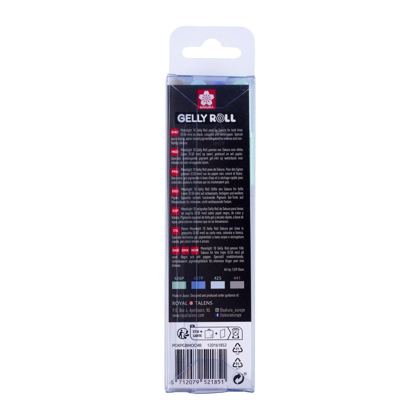 Sakura • bolígrafo de gel gelly roll luz de luna aurora