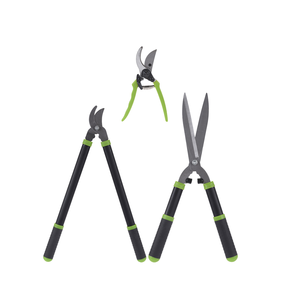 Set da potatura professionale da giardino in 3 pezzi