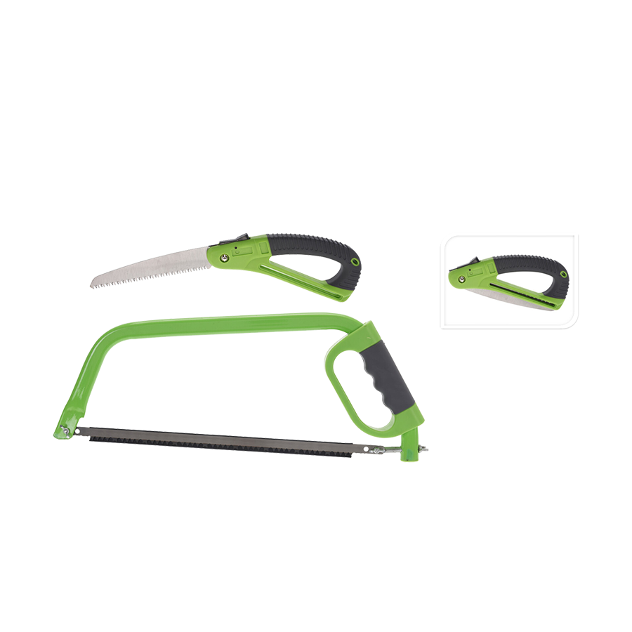 Set di seghe da giardino Pro da 2 pezzi