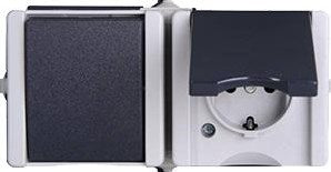 Proaqa kopp swd interruptor combinado ra de superficie horizontal - 4628140