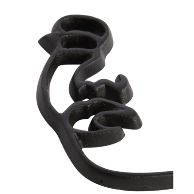 Decorazione da parete Light Living Face Nero 38 cm | 6 pezzi