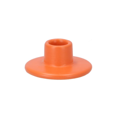 Candelabro Daan madera curvada st tropez corona naranja 7 cm | 24 piezas