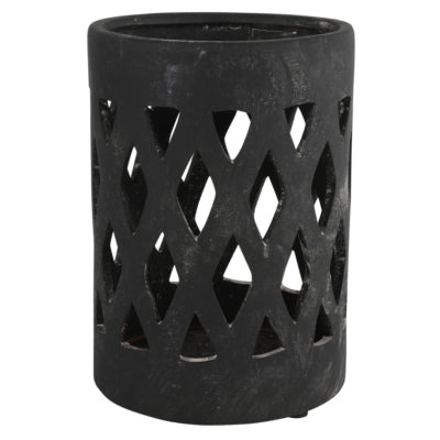 Portacandela Countryfield dassel l nero 22 cm | 6 pezzi