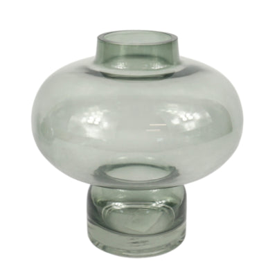 Vaso vetro grigio 20,5 cm 2 assortiti | 6 pezzi