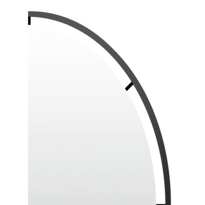 Specchio da parete Len-fra salem nero 80 cm | 2 pezzi