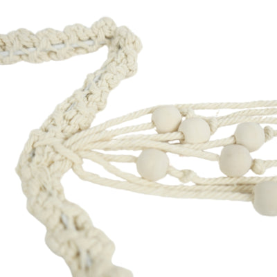 Stella macramè da appendere crema 70 cm | 24 pezzi