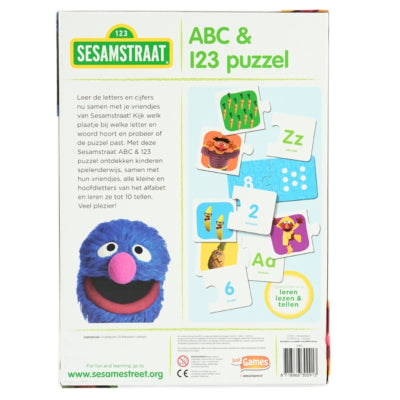 Solo giochi Sesame Street ABC 123 Puzzle | 6 pezzi