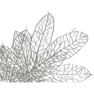 Rama artificial plateada 79 cm | 24 piezas
