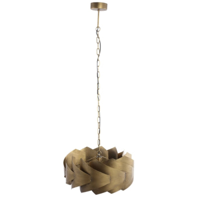Lampada a sospensione Ptmd Arix color ottone 52 cm | 2 pezzi