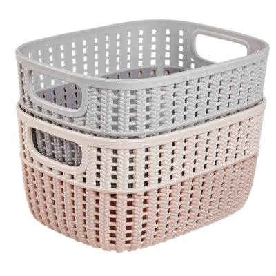 Cesto para la ropa sucia Keeper gris 23,5 cm 3,5 l | 10 piezas