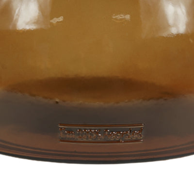 Vaso in vetro riciclato marrone 34 cm | 2 pezzi