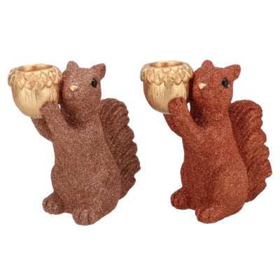Daan cuenco de madera curvada jingle ardilla de pie nude color cobre 21 cm 2 surtidos | 6 piezas