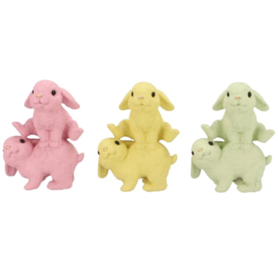 Daan Kromhout statua coniglio salto pastello 20 cm 3 assortiti | 6 pezzi