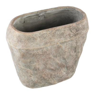 Ptmd vaso da fiori lourdes crema 40 cm | 2 pezzi