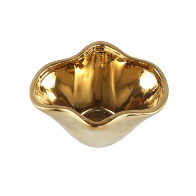 Cuenco Ptmd orgánico giva dorado 16,5 cm | 4 piezas