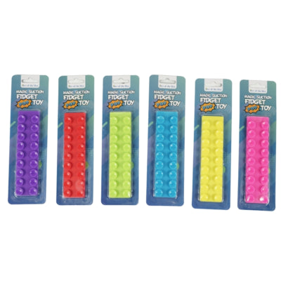 Fidget giocattolo pop-it 16 cm 6 assortiti | 48 pezzi