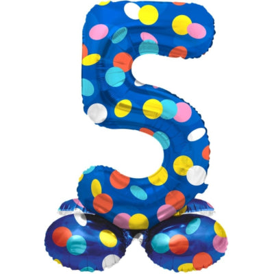Globo foil folat de pie 5 puntos 41 cm | 20 piezas