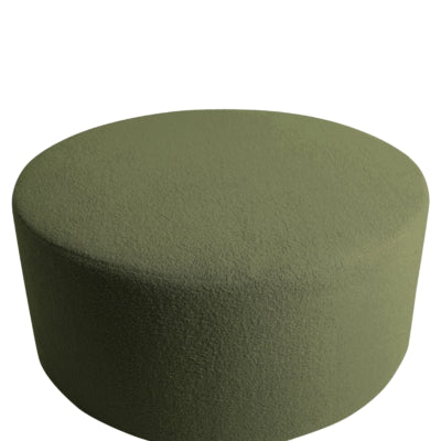 Ptmd evie pouf teddy verde 90 cm