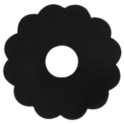 Anillo para vela Stjernsund flor de loua negro mate 9,3 cm | 48 piezas
