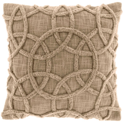 Cuscino da soggiorno unico everon tortora 45 x 45 cm | 6 pezzi