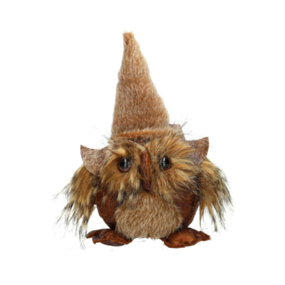 Figura gufo edvige m marrone 21 cm | 12 pezzi