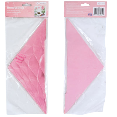 Folat nido d'ape diamante rosa 30 cm | 24 pezzi