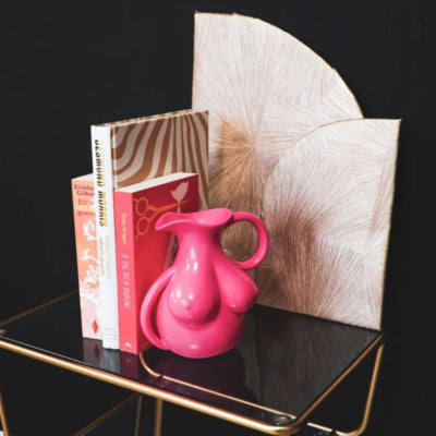 Housevitamin jarrón jarra pechos rosa 18 cm | 6 piezas