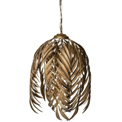 Lampada a sospensione Ptmd mea color oro 59 cm | 2 pezzi