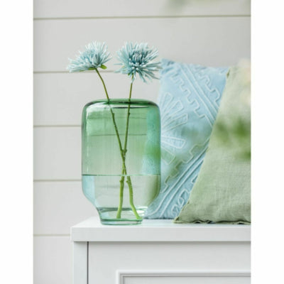 J-line fiore artificiale crisantemo azzurro 40 cm | 24 pezzi