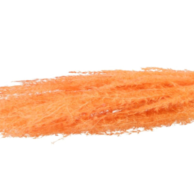 Daan rama artificial de madera curvada hierba plateada seca melocotón xl naranja 100 cm | 10 piezas