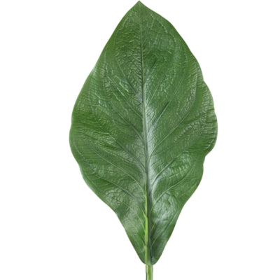 Ptmd rama artificial hojas verde oscuro 80 cm | 12 piezas