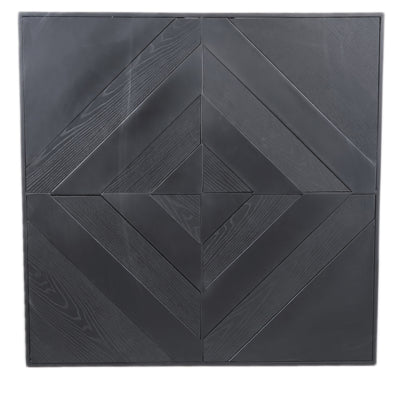 Ptmd panel de pared mixa negro 90 x 90 cm | 2 piezas