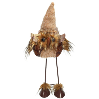Figura búho hedwig marrón 35 cm | 8 piezas