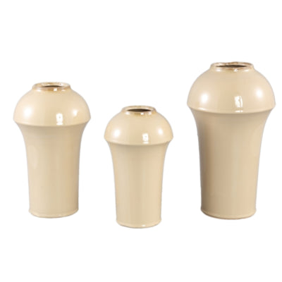 Ptmd vaso da fiori desyah s crema 26 cm | 8 pezzi