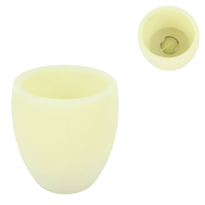 Candela di cera con crema tealight 12 x 12 cm | 12 pezzi