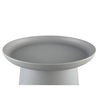 Mesa auxiliar Ptmd nicca gris 50 cm | 2 piezas