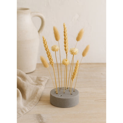 Portafiori secchi cemento grigio 8 cm | 48 pezzi
