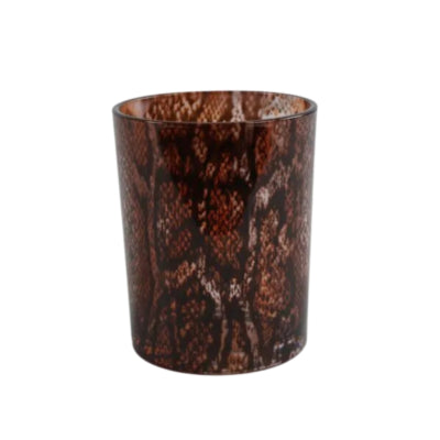 Portavelas Countryfield kian xxl marrón 18 cm | 6 piezas