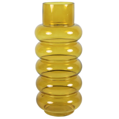 Jarrón Countryfield nikky l amarillo mostaza 35 cm | 4 piezas