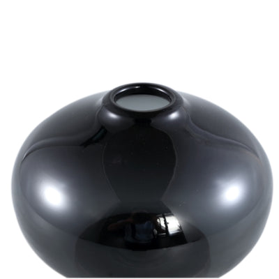 Ptmd jarrón gris flor 19 cm | 2 piezas