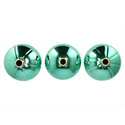 Daan jarrón madera curvada bola navideña verde 17 cm 3 surtidos | 3 piezas