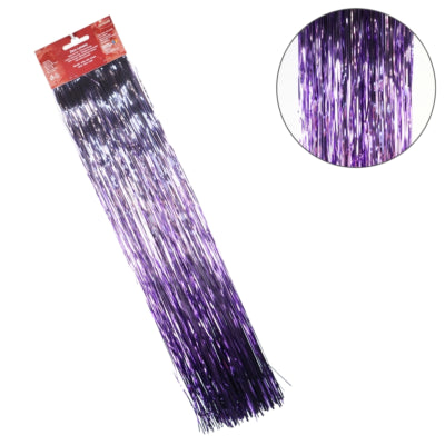 Deco heitmann lametta foil lilla 300 strisce 50 cm | 48 pezzi