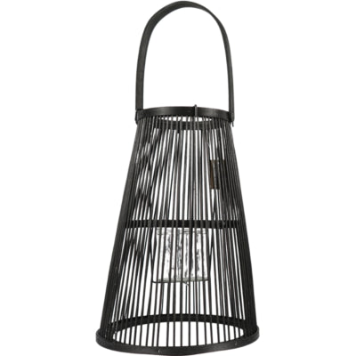 Lanterna camau nera 34,5 cm set da 2 | 4 pezzi