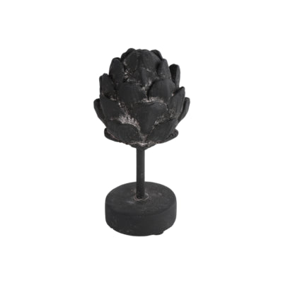 Estatua Countryfield alcachofa a pie davor negro 18 cm | 12 piezas