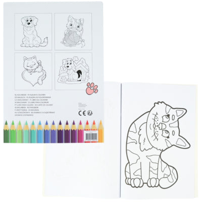 Libro para colorear a4 30 páginas 6 surtidos | 24 piezas