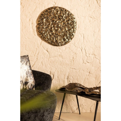 Pannello da parete Ptmd Victoire in alluminio color oro 59 cm | 2 pezzi