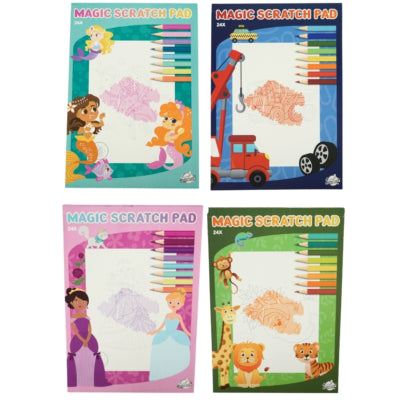 Craft universe magic scratch a5 cuadernillo 4 surtidos | 36 piezas